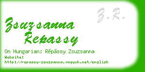 zsuzsanna repassy business card